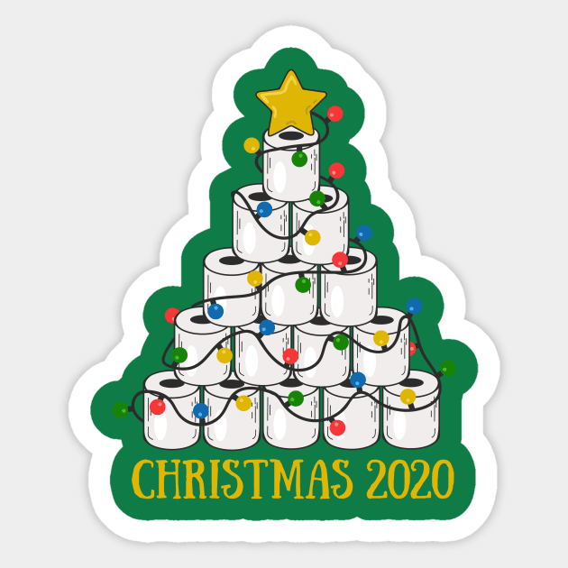 Toilet paper Christmas 2020 Sticker by Rolling Stoned